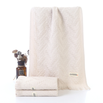 Ručnik za lice od 100% pamuka s jacquard resicama, 32S pređa, obrubljen, 50–80 g, 99% pamuk