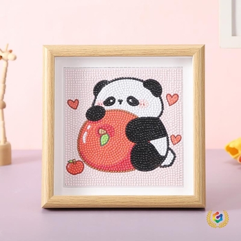 Детски диамантени стикери с пълен диамант, платно с маслен ефект, 9ct кръстосано бродиране, прост и модерен стил