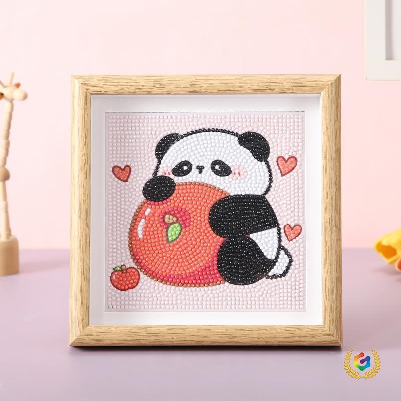 Детски диамантени стикери с пълен диамант, платно с маслен ефект, 9ct кръстосано бродиране, прост и модерен стил