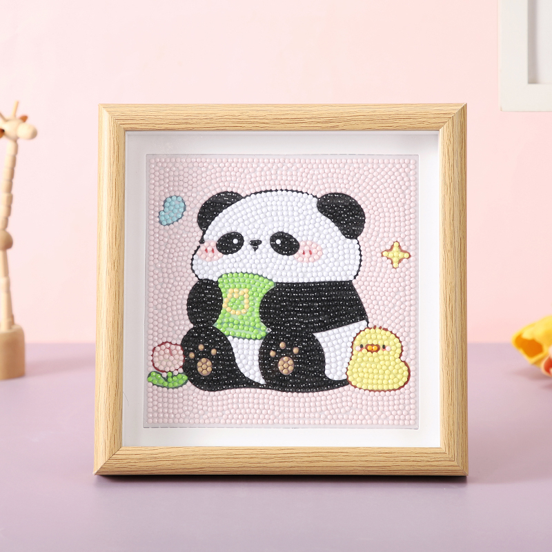 Детски диамантени стикери с пълен диамант, платно с маслен ефект, 9ct кръстосано бродиране, прост и модерен стил