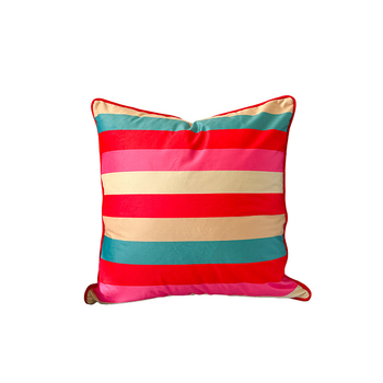 Κάλυμμα μαξιλαριού, ολλανδικό βελούδο, ρίγες, ψηφιακή εκτύπωση, αγροτικό στυλ