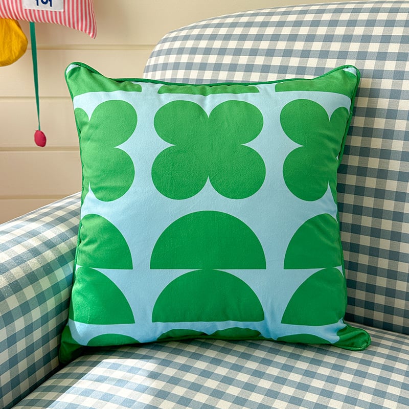 Κάλυμμα μαξιλαριού, ολλανδικό βελούδο, ρίγες, ψηφιακή εκτύπωση, αγροτικό στυλ