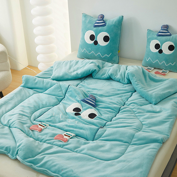 Μαξιλάρι με κάλυμμα από πολυεστέρα και γέμισμα από πολυεστερικές ίνες, στυλ καρτούν, μονόχρωμο σχέδιο, διαθέσιμη προσαρμογή