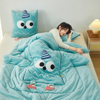 Μαξιλάρι με κάλυμμα από πολυεστέρα και γέμισμα από πολυεστερικές ίνες, στυλ καρτούν, μονόχρωμο σχέδιο, διαθέσιμη προσαρμογή