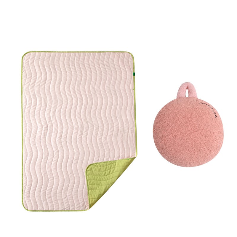 Μαξιλάρι αυτοκινήτου και κουβέρτα, 2 σε 1, γέμισμα πολυεστερικές ίνες, εξώφυλλο από συνθετικές ίνες, μοντέρνο μινιμαλιστικό στυλ, μοντέλο Hmt01