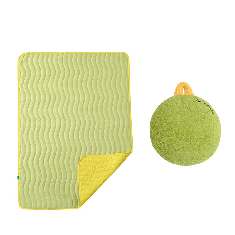 Μαξιλάρι αυτοκινήτου και κουβέρτα, 2 σε 1, γέμισμα πολυεστερικές ίνες, εξώφυλλο από συνθετικές ίνες, μοντέρνο μινιμαλιστικό στυλ, μοντέλο Hmt01