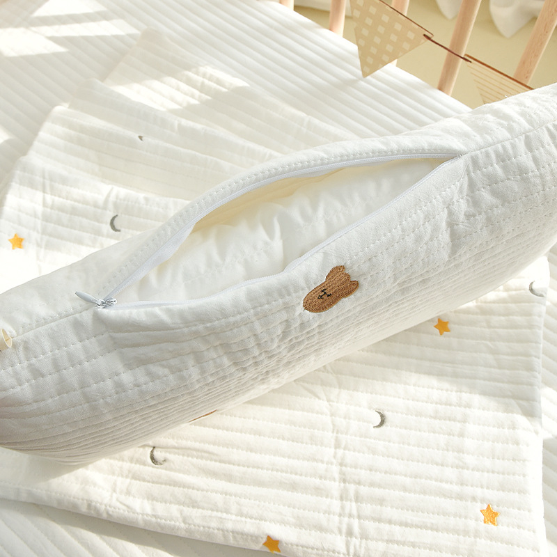 Jastučnica od 100% pamuka, korejski stil quilted, izvezeni, za djecu od 0 do 8 godina, Ins stil