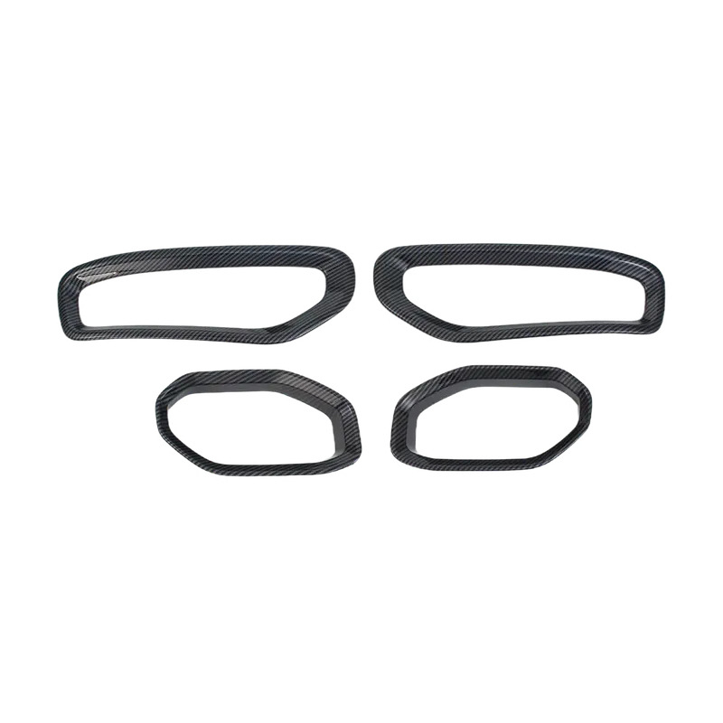Dodge Ram logotip set: ukras kapote, vanjski retrovizor, poklop spremnika goriva, ukras blatnika, ABS plast