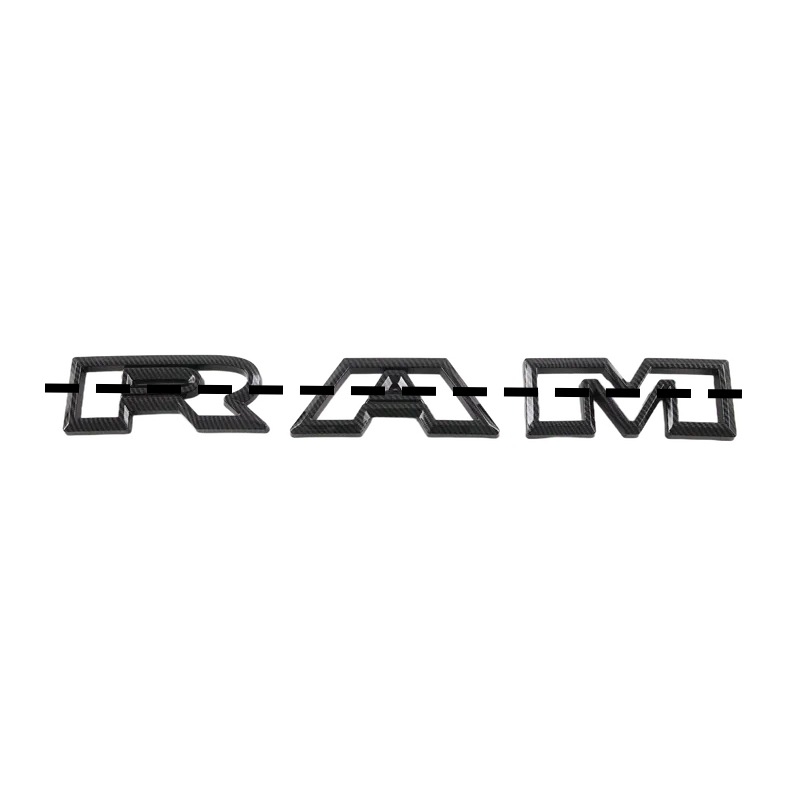 Dodge Ram logotip set: ukras kapote, vanjski retrovizor, poklop spremnika goriva, ukras blatnika, ABS plast
