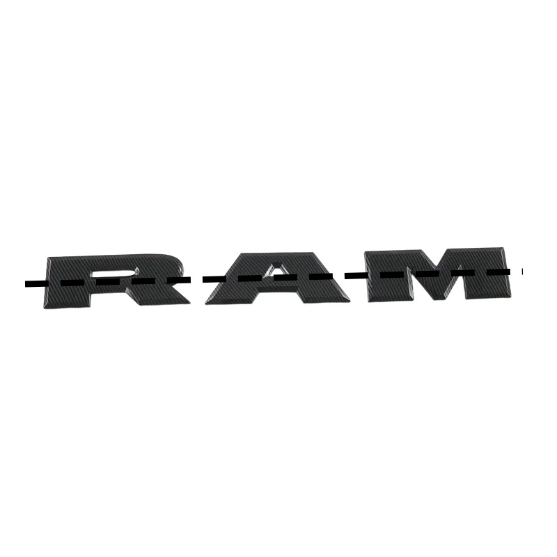 Dodge Ram logotip set: ukras kapote, vanjski retrovizor, poklop spremnika goriva, ukras blatnika, ABS plast