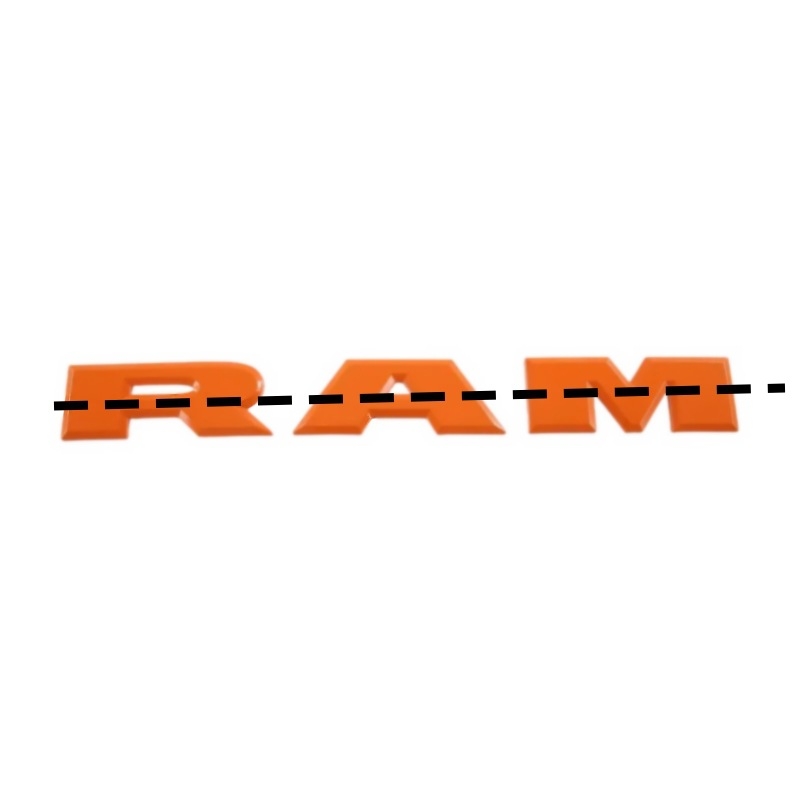 Dodge Ram logotip set: ukras kapote, vanjski retrovizor, poklop spremnika goriva, ukras blatnika, ABS plast