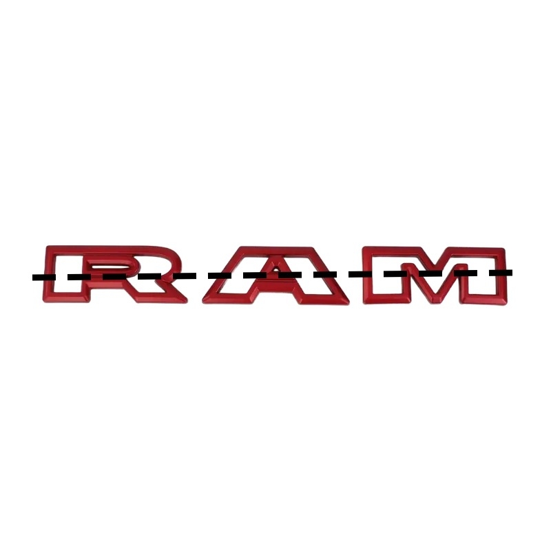 Dodge Ram logotip set: ukras kapote, vanjski retrovizor, poklop spremnika goriva, ukras blatnika, ABS plast