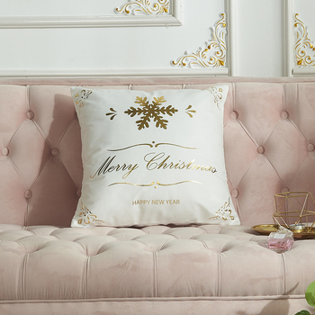 Padja kate, jõulude pronksseriaal, lumehelvestega põdra sõnade trükk, polüestri kiud, täide ei kuulu