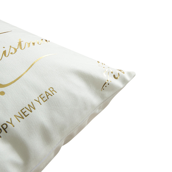 Padja kate, jõulude pronksseriaal, lumehelvestega põdra sõnade trükk, polüestri kiud, täide ei kuulu