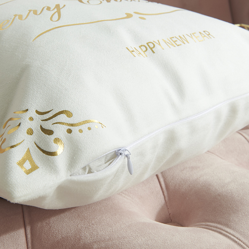 Padja kate, jõulude pronksseriaal, lumehelvestega põdra sõnade trükk, polüestri kiud, täide ei kuulu