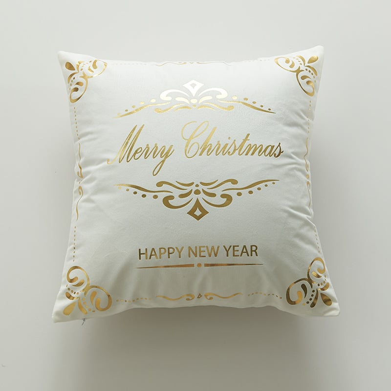 Padja kate, jõulude pronksseriaal, lumehelvestega põdra sõnade trükk, polüestri kiud, täide ei kuulu