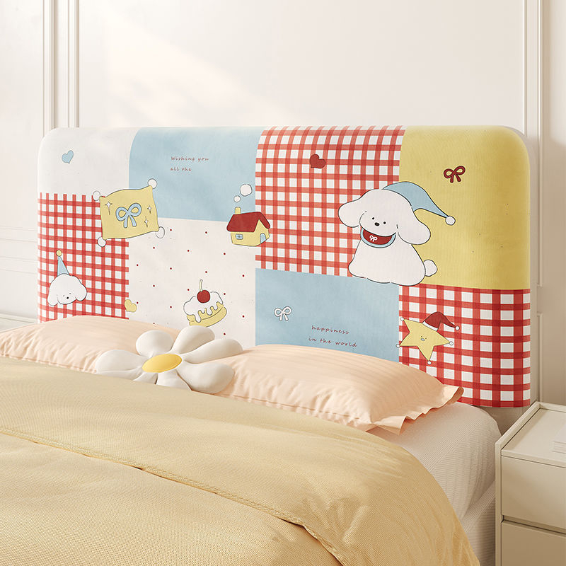 Naktinio stalo uždanga, 2025 m. naujas stilius, universalus visoms sezonoms, išgaubtas-konkavas dizainas, minkšta pagalvėlė, dulkių apsauga