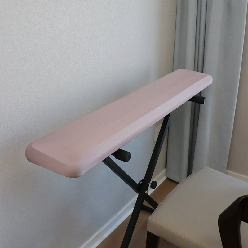 Elastinė dulkių gaudyklė elektroninei klaviatūrai su 61/71/88 klavišais, Milk Silk audinys, paprastas modernus stilius