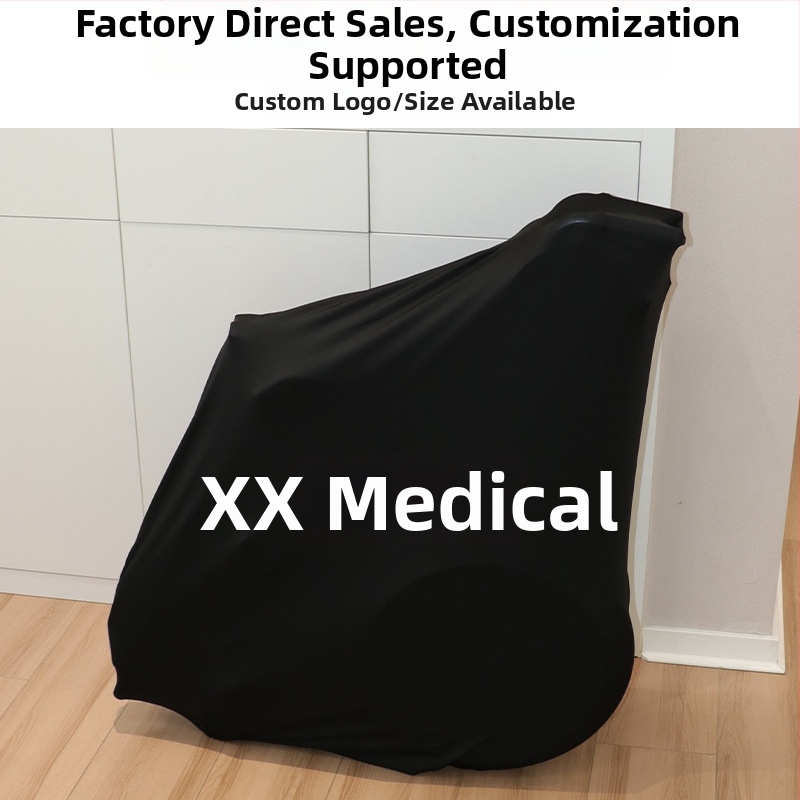 Sulankstomo vežimėlio dulkių uždanga, pieno šilko audinys, paprastas stilius, gyvenamajai patalpai ir komercinėms erdvėms