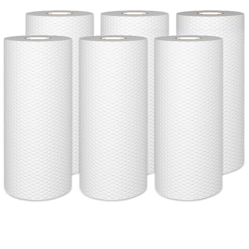 Vienreizējās lietošanas kāju noslaukšanas lupatiņa – plats ruļlis, neausts materiāls, karikatūras raksts, ūdens uzsūkšana, mājas lietošanai