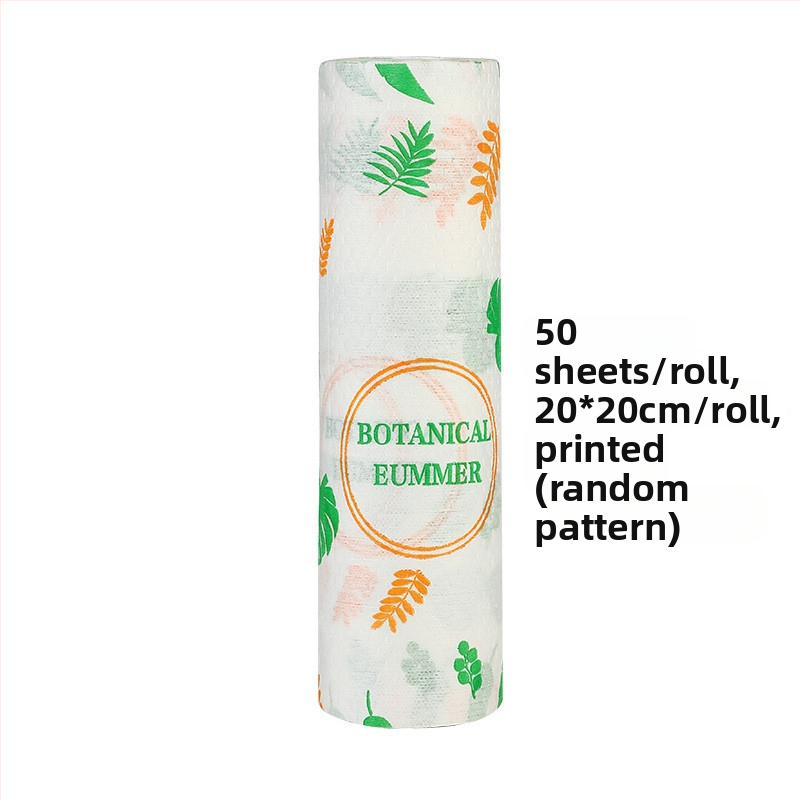 Vienreizējās lietošanas kāju noslaukšanas lupatiņa – plats ruļlis, neausts materiāls, karikatūras raksts, ūdens uzsūkšana, mājas lietošanai