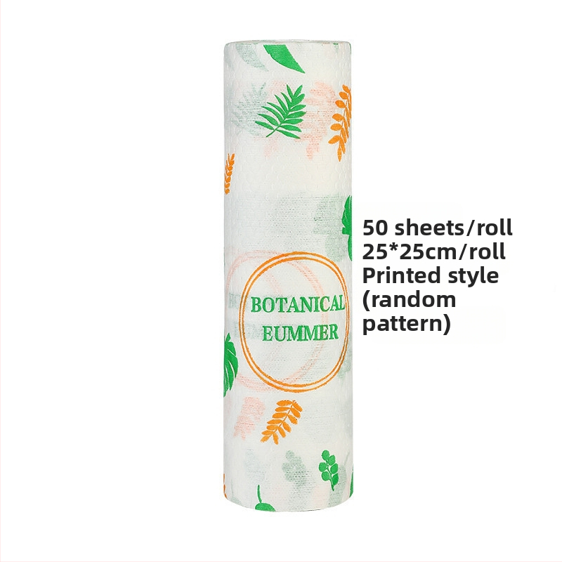 Vienreizējās lietošanas kāju noslaukšanas lupatiņa – plats ruļlis, neausts materiāls, karikatūras raksts, ūdens uzsūkšana, mājas lietošanai