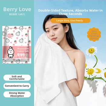 Ühekordne reisirätikute ja vannirätikute komplekt, paksendatud mikrokiud, 53,9% viskoos ja 46,1% polüestrit, lihtne kudumine, vee imendumine 0–5 s