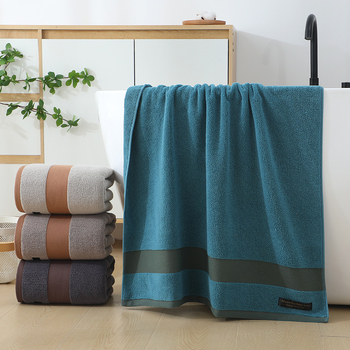 Upijajući, brzo sušeći pamuk ručnik za kupanje i plažu, Klasa A, 300–400 g, Jacquard/obično tkanje