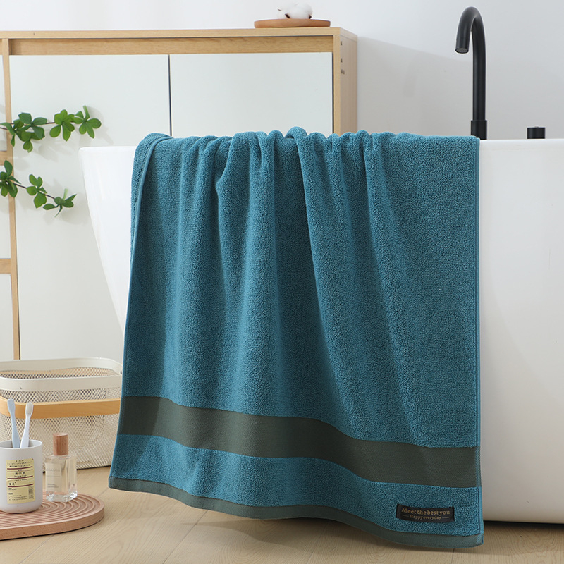 Upijajući, brzo sušeći pamuk ručnik za kupanje i plažu, Klasa A, 300–400 g, Jacquard/obično tkanje