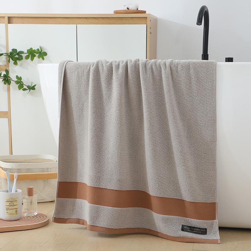 Upijajući, brzo sušeći pamuk ručnik za kupanje i plažu, Klasa A, 300–400 g, Jacquard/obično tkanje