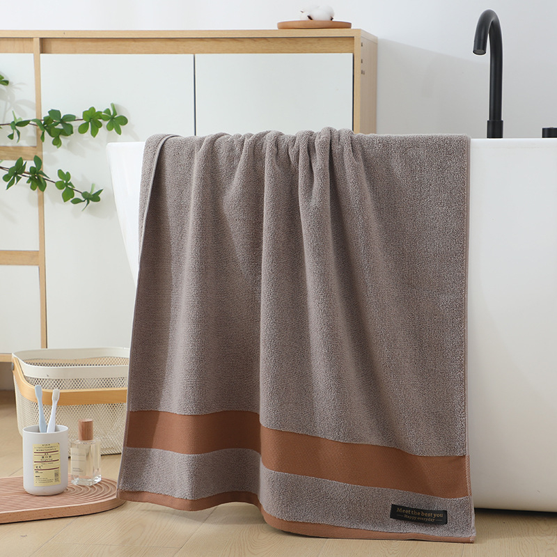 Upijajući, brzo sušeći pamuk ručnik za kupanje i plažu, Klasa A, 300–400 g, Jacquard/obično tkanje