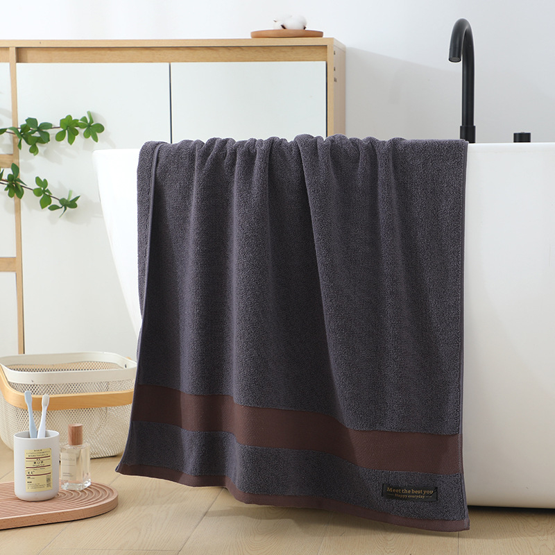 Upijajući, brzo sušeći pamuk ručnik za kupanje i plažu, Klasa A, 300–400 g, Jacquard/obično tkanje