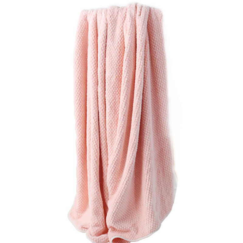 Kupaći ručnik od Coral Fleece, 80% poliester, 150D, 300–400 g, obšiven rub