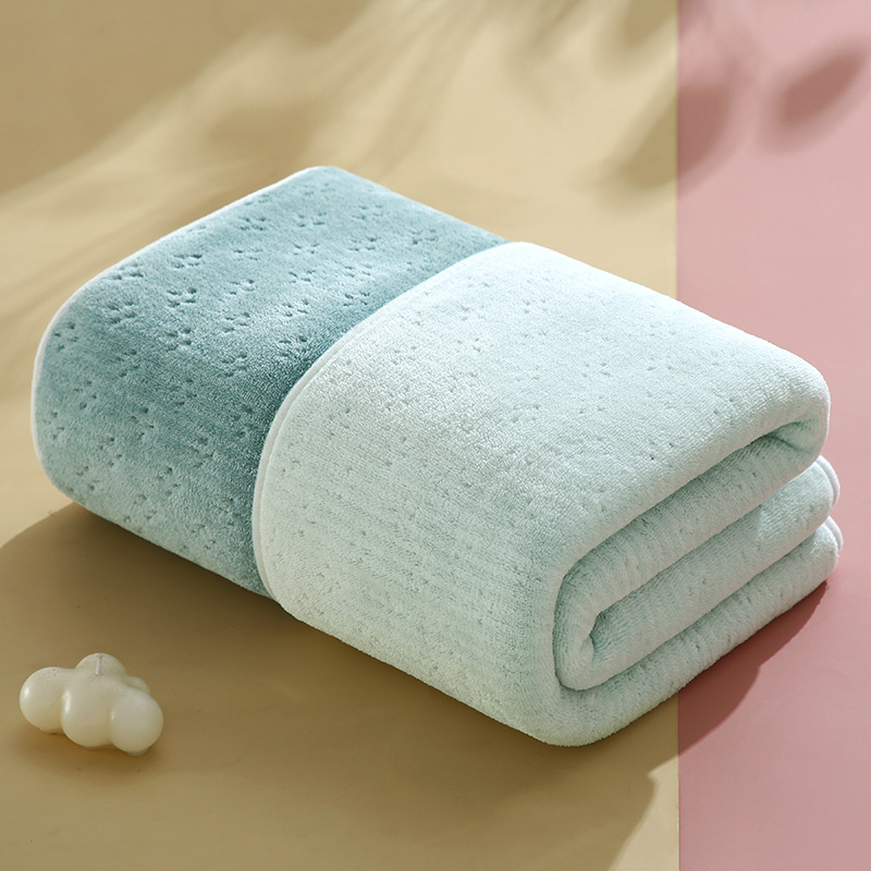 Jade Yan ručnik za kupanje i plažu od koralnog velura, ultra upijajući, unisex