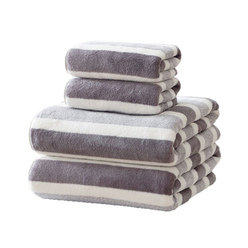 Koral fleece ručnik za kupanje, 400-500 g, 150D pređa, završni šav
