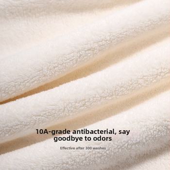 Halat de baie cu glugă, stil wrap, din coral fleece, 100% poliester, pentru iarnă, unisex