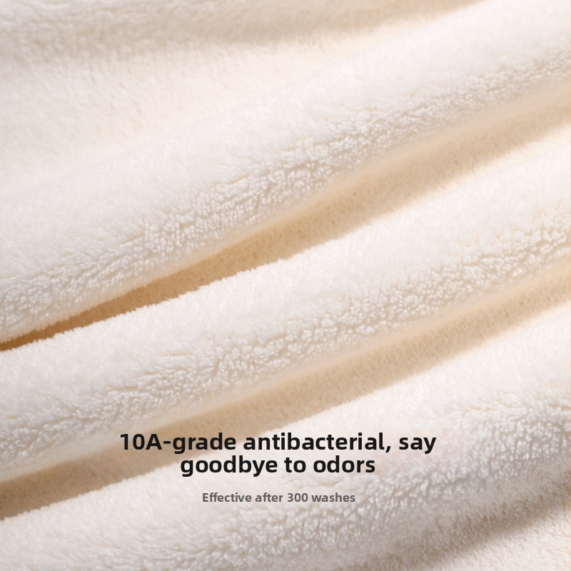 Halat de baie cu glugă, stil wrap, din coral fleece, 100% poliester, pentru iarnă, unisex