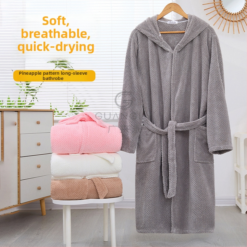 Pāru halāts, korāla flīsa audums, 95% poliesteris, ziemas lietošanai, unisex