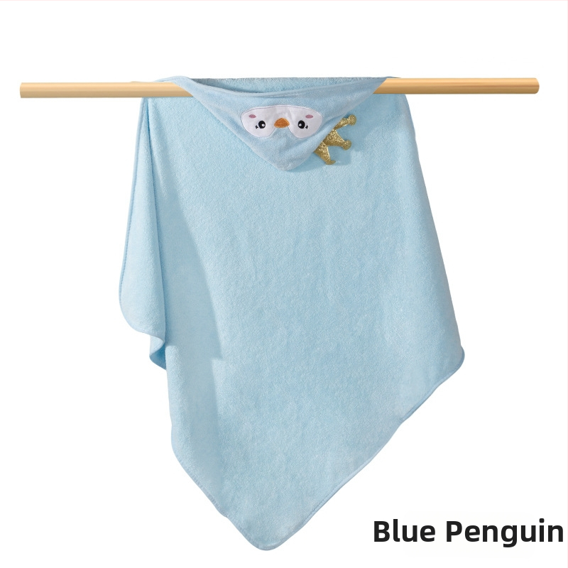 Dječji ručnik za kupanje s kapuljačom – brzo sušenje, upijajući Coral Fleece, 120–140 g, 150D pređa, otisak