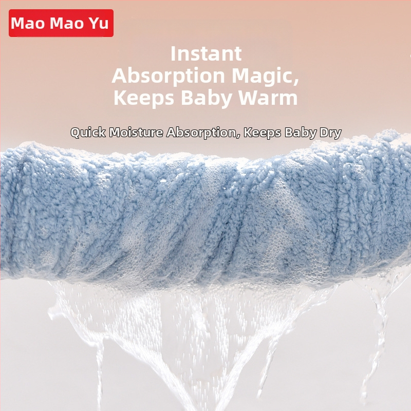 Halat de baie pentru copii din coral fleece, gros, absorbant, pentru iarnă, 480–580 g, 100% poliester, Unisex