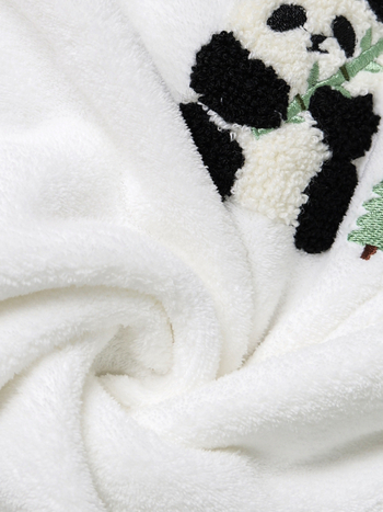 Laste kapuutsiga vannirätik mantel, Cartoon disain, korallveluur, imav, sobib imikutele ja väikelastele (1–3 aastat)