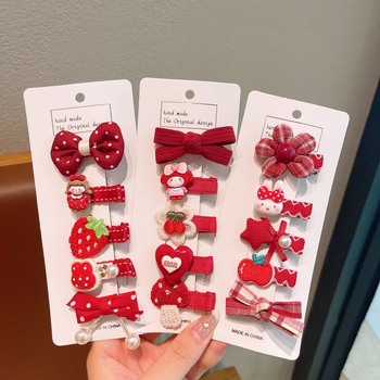 Κοριτσίστικη καρφίτσα μαλλιών με φιόγκο, πλεκτό νήμα plush, χειροποίητο αξεσουάρ για παιδιά 3–10 ετών