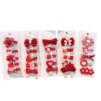 Κοριτσίστικη καρφίτσα μαλλιών με φιόγκο, πλεκτό νήμα plush, χειροποίητο αξεσουάρ για παιδιά 3–10 ετών