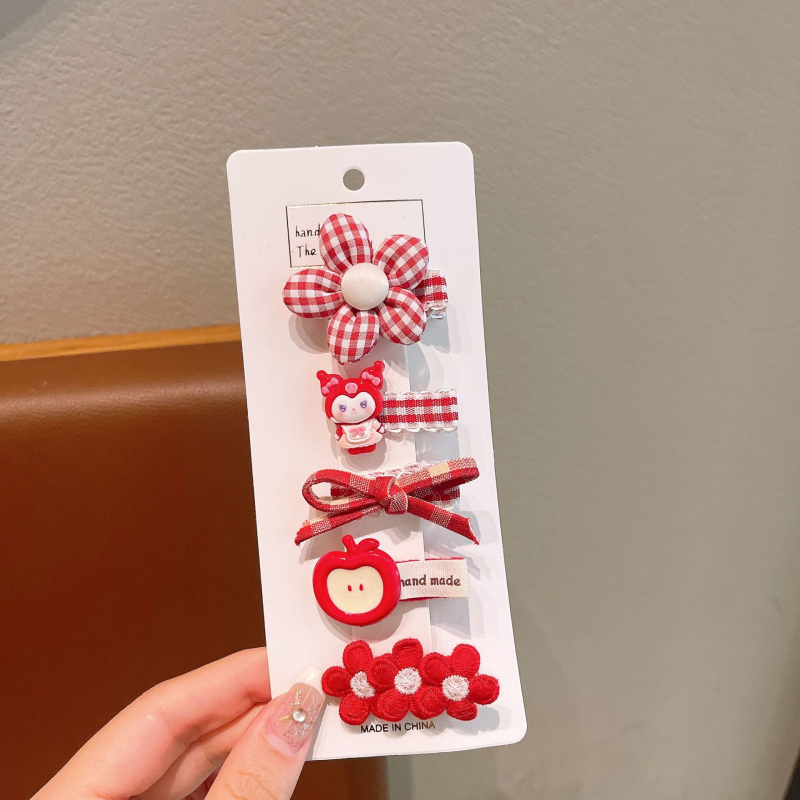 Κοριτσίστικη καρφίτσα μαλλιών με φιόγκο, πλεκτό νήμα plush, χειροποίητο αξεσουάρ για παιδιά 3–10 ετών