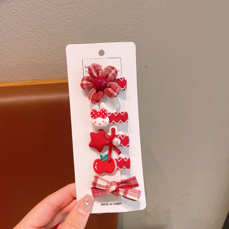 Κοριτσίστικη καρφίτσα μαλλιών με φιόγκο, πλεκτό νήμα plush, χειροποίητο αξεσουάρ για παιδιά 3–10 ετών