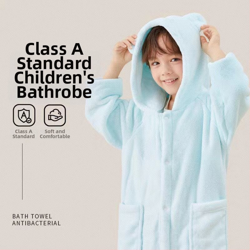 Laste korallfliisi vannirõivas, kantav mantja-sarnane disain, 85% polüester / 15% nailon, unisex