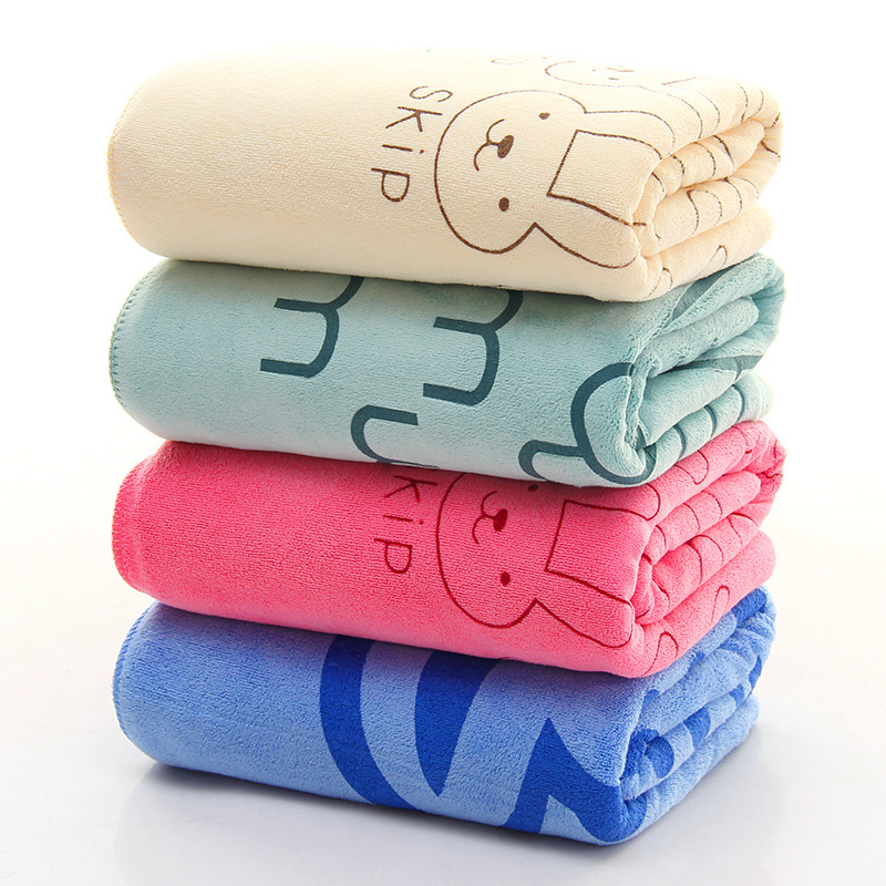 Microfiber ručnik za kupanje/plažu s karikaturnim dizajnom - težina 300–400 g, materijal: superfin vlakna, pređa 150D, tkanina: obična pletiva, prilagodba obrade: Da