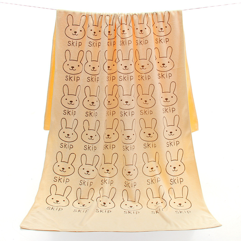 Microfiber ručnik za kupanje/plažu s karikaturnim dizajnom - težina 300–400 g, materijal: superfin vlakna, pređa 150D, tkanina: obična pletiva, prilagodba obrade: Da