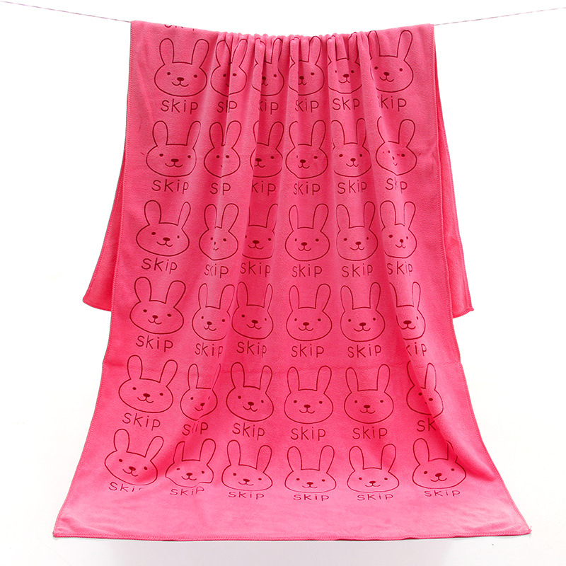 Microfiber ručnik za kupanje/plažu s karikaturnim dizajnom - težina 300–400 g, materijal: superfin vlakna, pređa 150D, tkanina: obična pletiva, prilagodba obrade: Da
