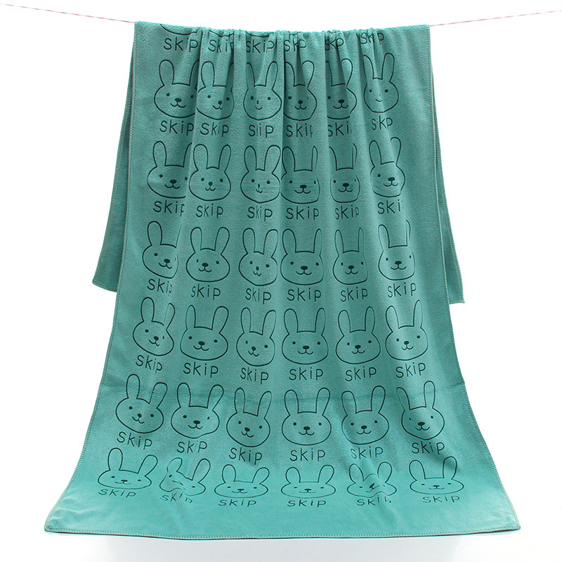 Microfiber ručnik za kupanje/plažu s karikaturnim dizajnom - težina 300–400 g, materijal: superfin vlakna, pređa 150D, tkanina: obična pletiva, prilagodba obrade: Da